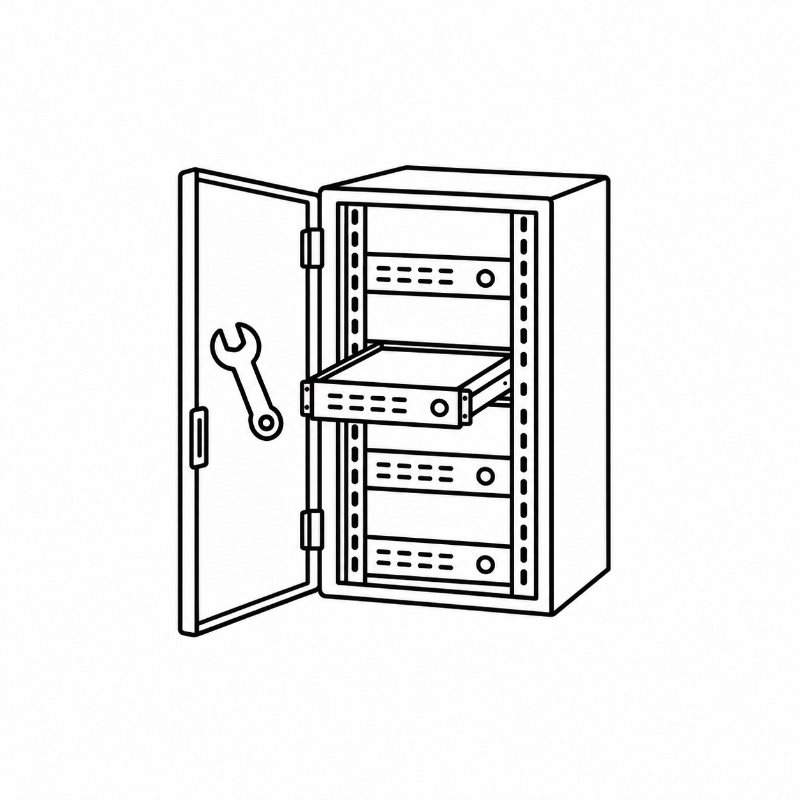 Network Server Rack Cabinet Serviceability