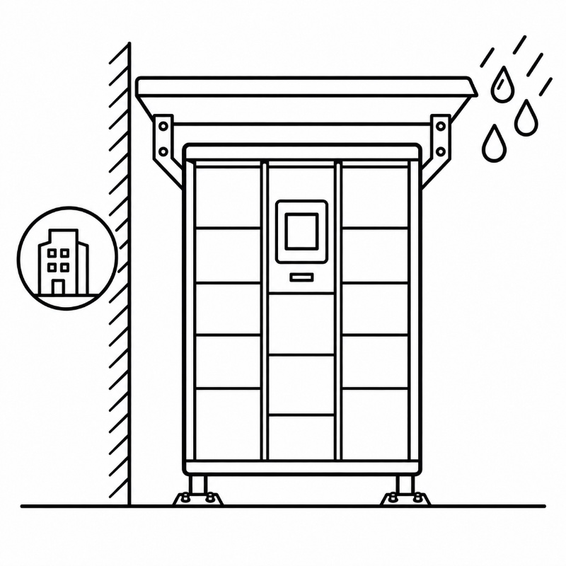 Smart Parcel Locker Cabinet Installation Environment