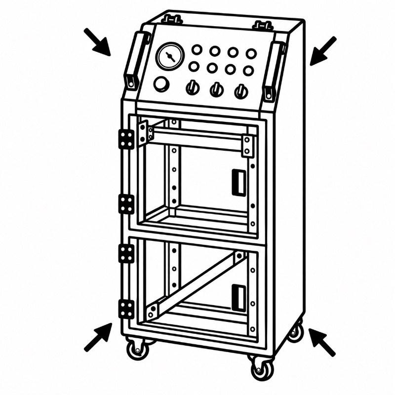 Vacuum Filtration Enclosure Structural Rigidity