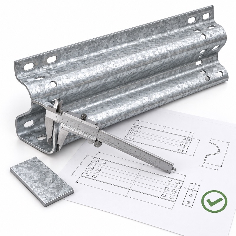 Material grade, thickness and mechanical requirements should follow the customer-approved drawing and applicable project specification.
