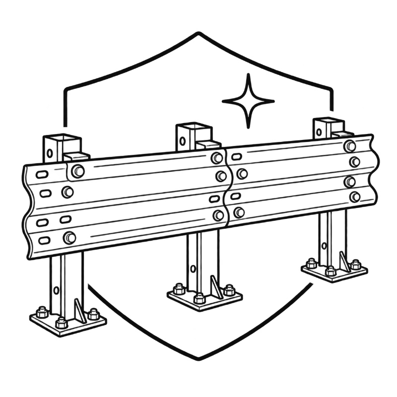 Highway Guardrail System Galvanizing & Surface Protection