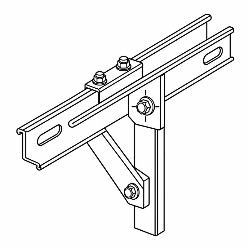 Solar Panel Mounting Structure Connection Accuracy