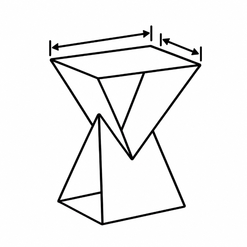 Metal Side Table Size & Tabletop Style